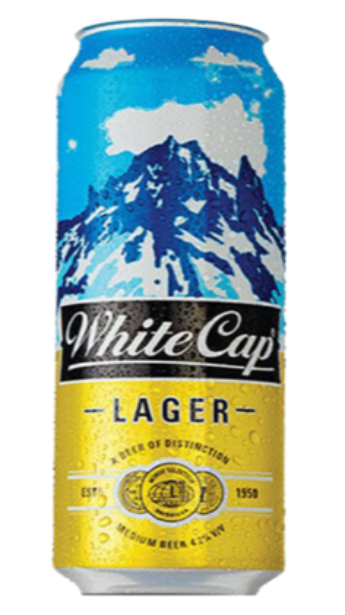 White Cap Can (6 Pack)